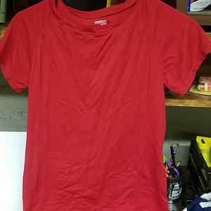 Dnskin red fitted workout shirt